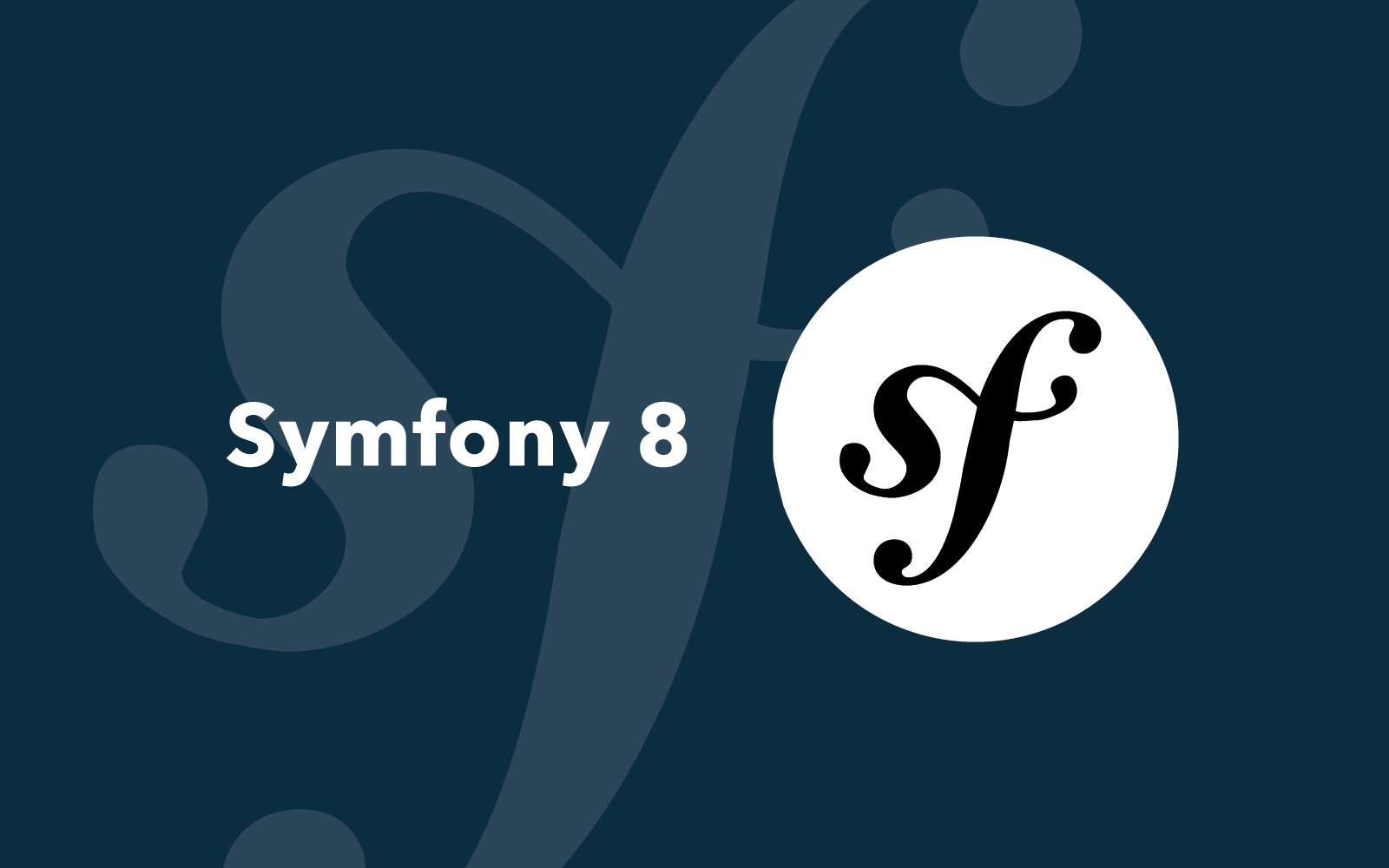 Nouvelle version Symfony 8