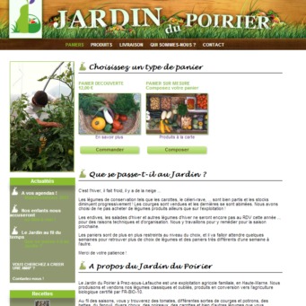 accueil jardin poirier